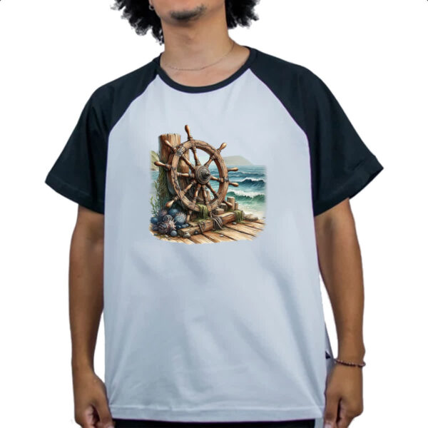 Camiseta Raglan Timao travel art - Imagem 4