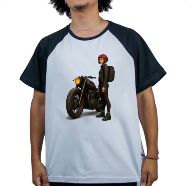 Camiseta Raglan Aventureira de guerra - Imagem 4