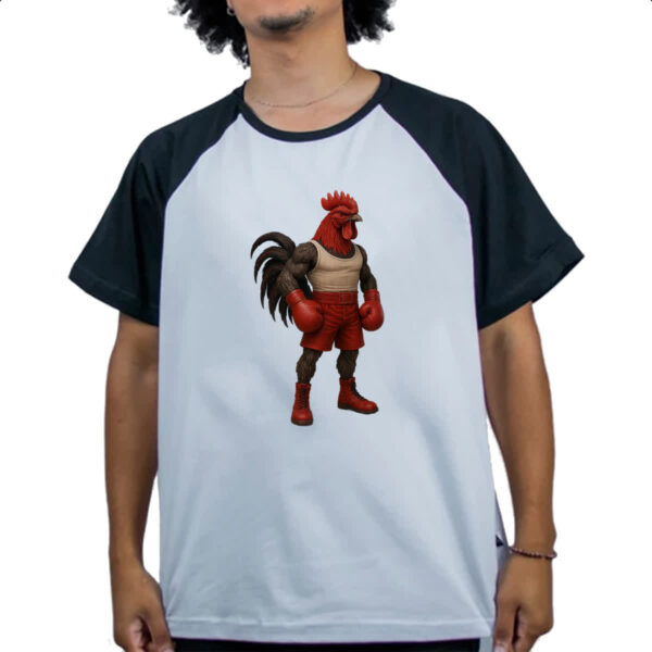 Camiseta Raglan Frango Pugilista - Imagem 4