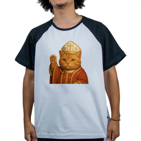 Camiseta Raglan Gatolico - Imagem 4