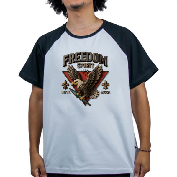 Camiseta Raglan Freedom Spirit - Imagem 4