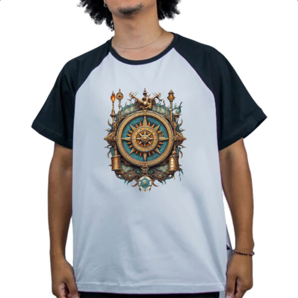 Camiseta Raglan Vintage Bussola - Imagem 4
