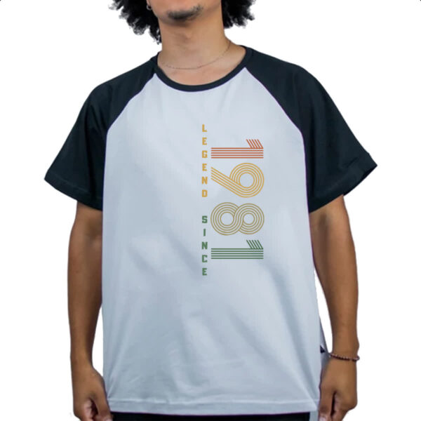 Camiseta Raglan Legend Since 1981 - Imagem 4