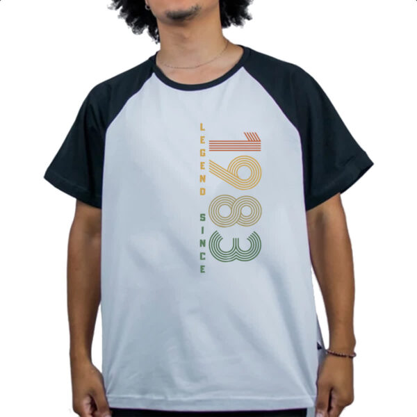 Camiseta Raglan Legend Since 1983 - Imagem 4