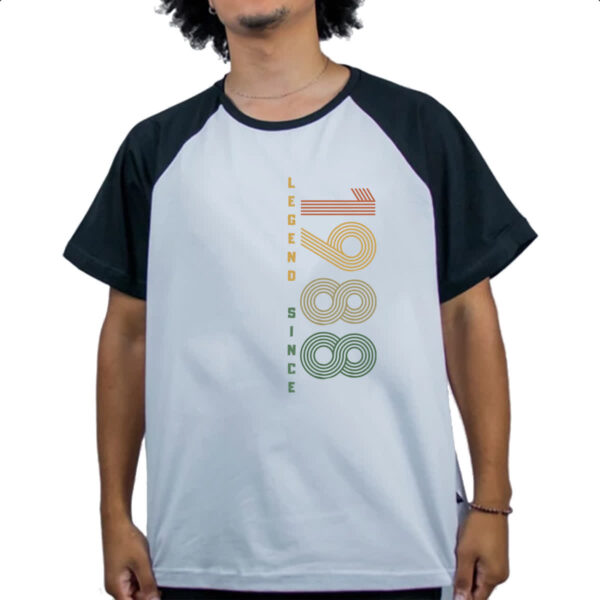 Camiseta Raglan Legend Since 1988 - Imagem 4