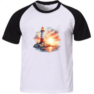 Camiseta Raglan Farol travel art