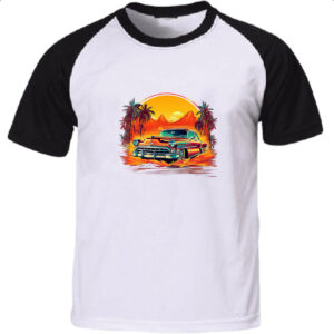Camiseta Raglan Vintage Carro Classico 07