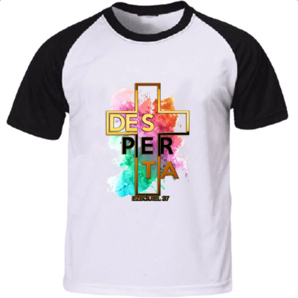 Camiseta Raglan Gospel Desperta Ezequiel 37