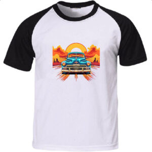 Camiseta Raglan Vintage Carro Classico 08
