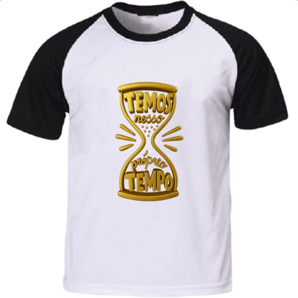 Camiseta Raglan Temos nosso proprio tempo 3D