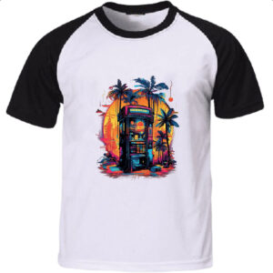 Camiseta Raglan Vintage Jukeboxes