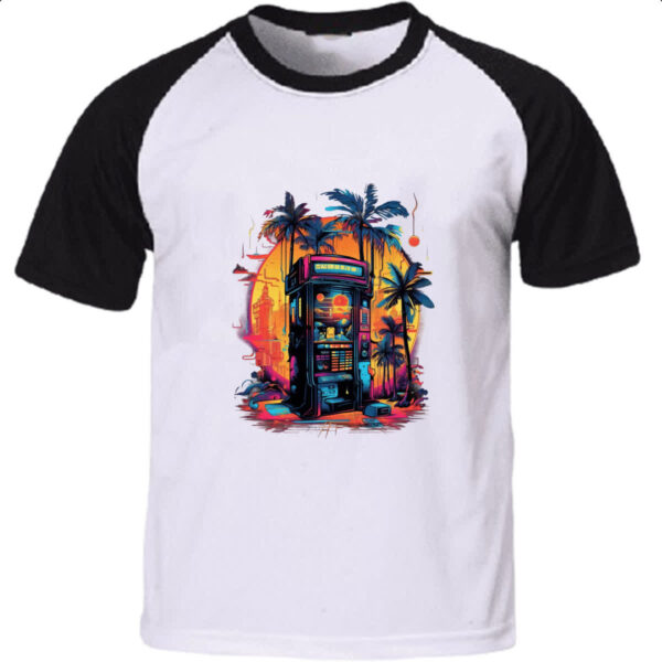 Camiseta Raglan Vintage Jukeboxes
