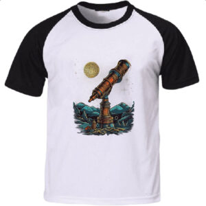 Camiseta Raglan Vintage Telescopio
