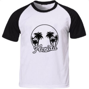 Camiseta Raglan Florida Orlando EUA