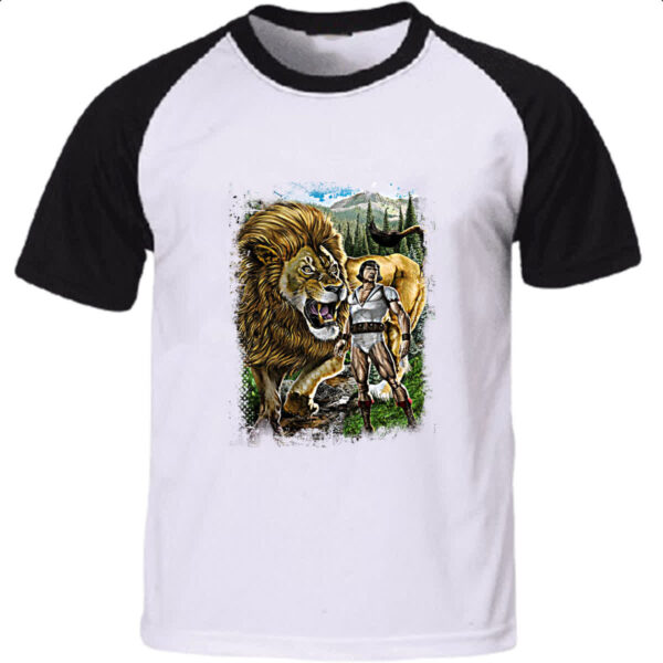Camiseta Raglan Nostalgia Sansao e Golias 2