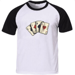 Camiseta Raglan Quadra de ases