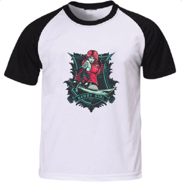 Camiseta Raglan Derby Girl