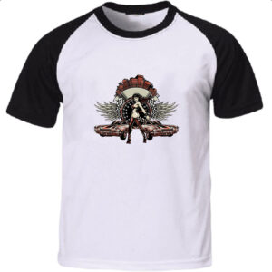 Camiseta Raglan Muscle Car Racing