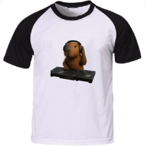 Camiseta Raglan Capivara DJ