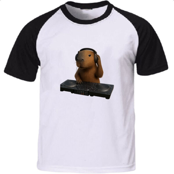 Camiseta Raglan Capivara DJ