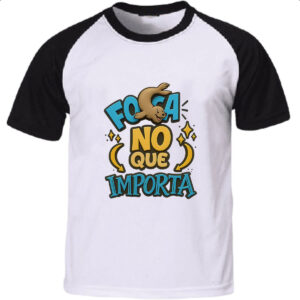 Camiseta Raglan Foca no que importa