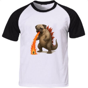 Camiseta Raglan PugZilla