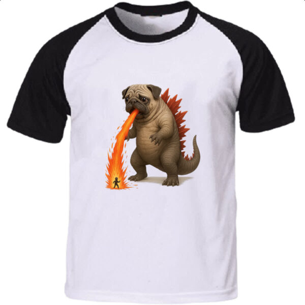 Camiseta Raglan PugZilla