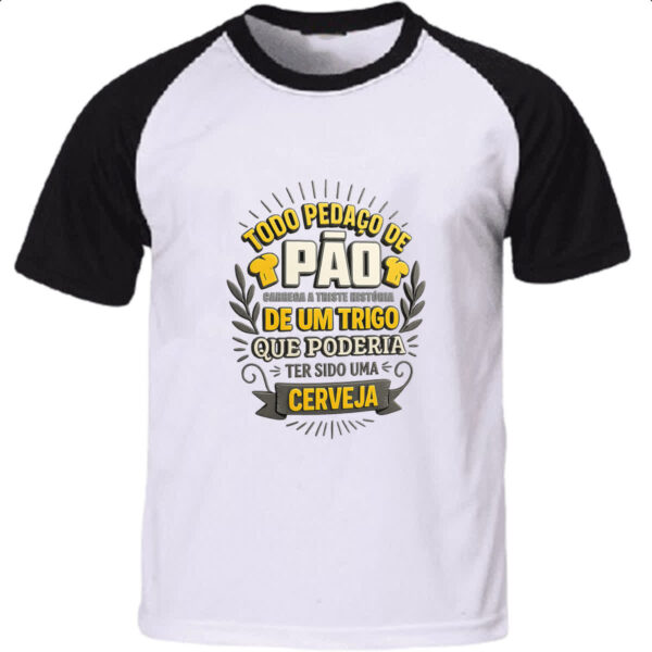 Camiseta Raglan Todo pedaco de pao