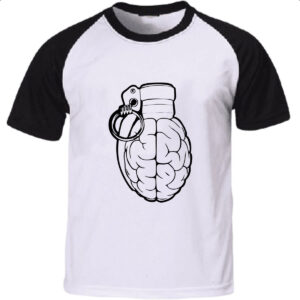 Camiseta Raglan Cerebro granada PB