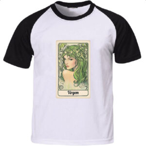 Camiseta Raglan Carta Taro Signo Virgem