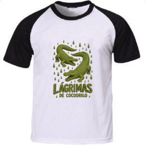 Camiseta Raglan Lagrimas de Crocodilo