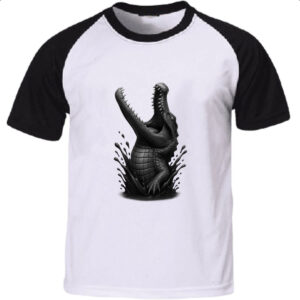 Camiseta Raglan Pulo do Jacare