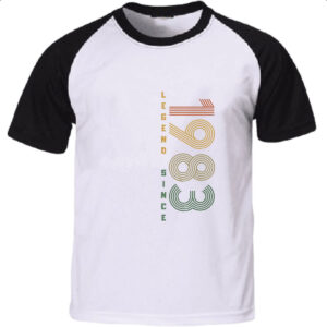 Camiseta Raglan Legend Since 1983
