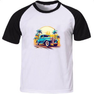 Camiseta Raglan Vintage Carro Classico 02