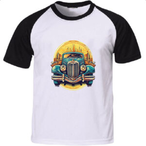 Camiseta Raglan Vintage Carro Classico 04