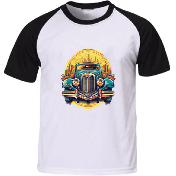 Camiseta Raglan Vintage Carro Classico 04