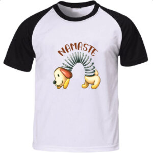 Camiseta Raglan Cachorro Mola Namaste