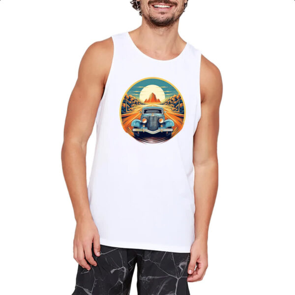 Camiseta Regata Vintage Carro Classico 06 - Imagem 2