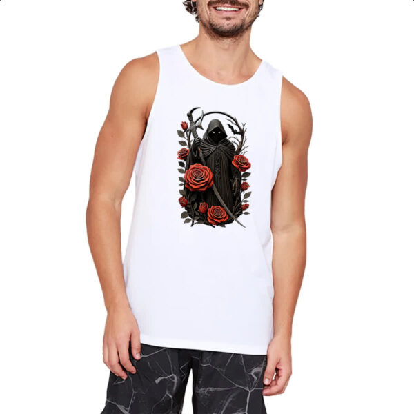 Camiseta Regata Morte entre rosas - Imagem 2