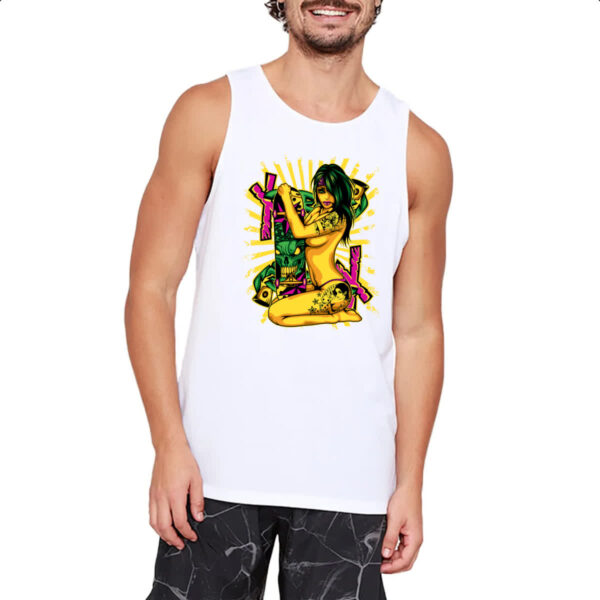 Camiseta Regata Gangster Girl Skate - Imagem 2