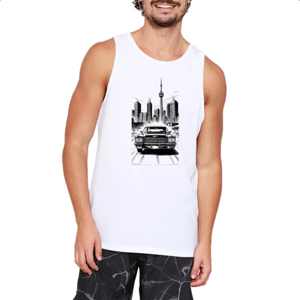 Camiseta Regata Cadillac manga art line - Imagem 2