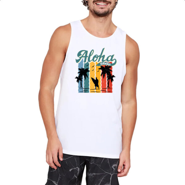 Camiseta Regata Aloha Hawaii Vintage Style - Imagem 2