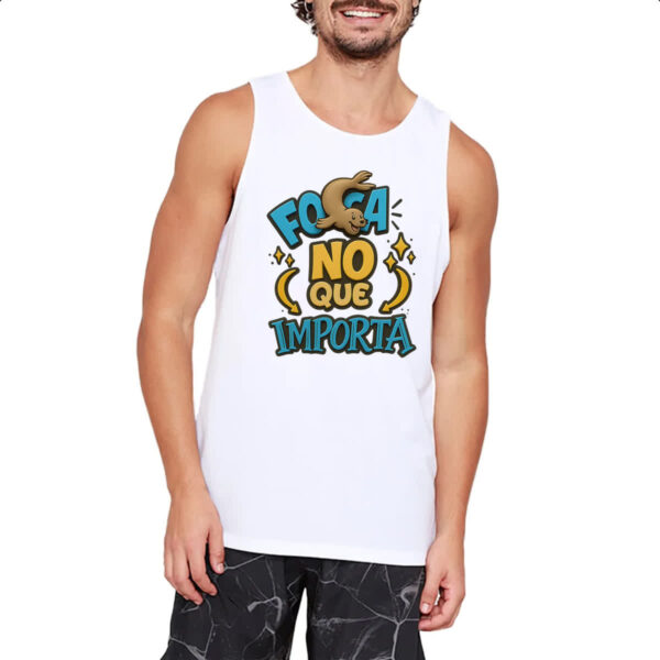 Camiseta Regata Foca no que importa - Imagem 2