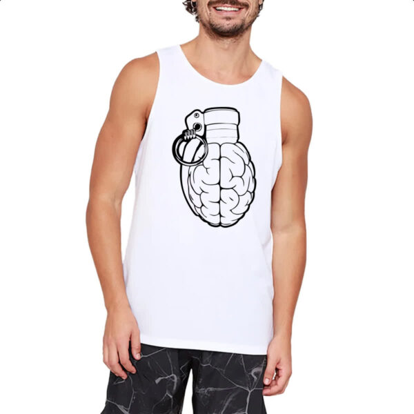 Camiseta Regata Cerebro granada PB - Imagem 2