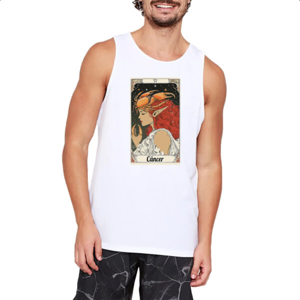 Camiseta Regata Carta Taro Signo Cancer - Imagem 2