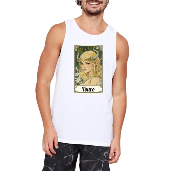 Camiseta Regata Carta Taro Signo Touro - Imagem 2