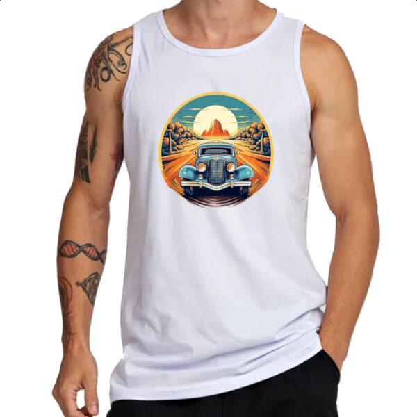Camiseta Regata Vintage Carro Classico 06 - Imagem 3