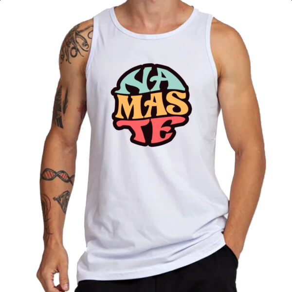 Camiseta Regata Namaste Round Circle - Imagem 3