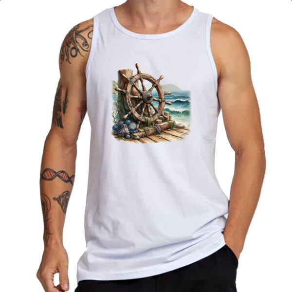 Camiseta Regata Timao travel art - Imagem 3