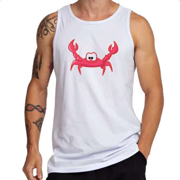 Camiseta Regata Cute Caranguejo - Imagem 3